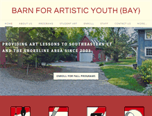 Tablet Screenshot of barn4art.com